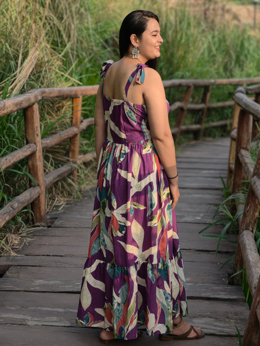 Zariya Cotton Maxi Dress
