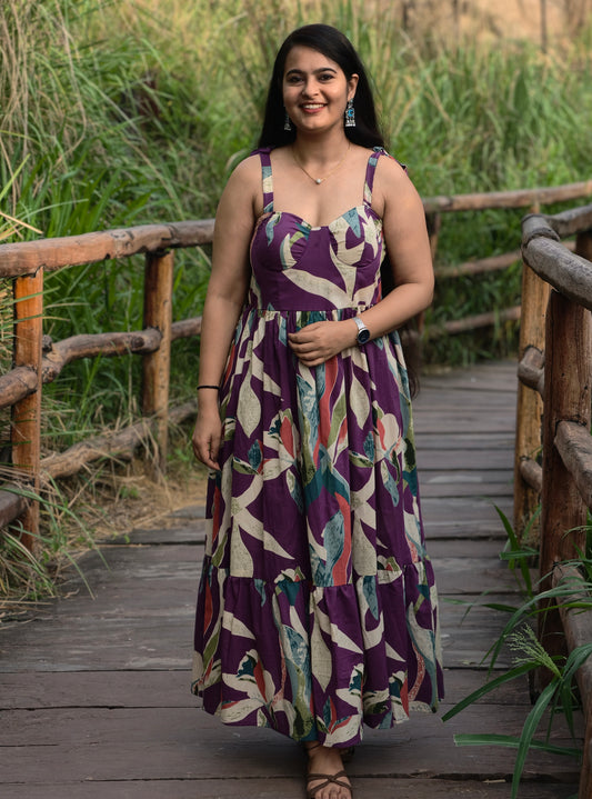 Zariya Cotton Maxi Dress