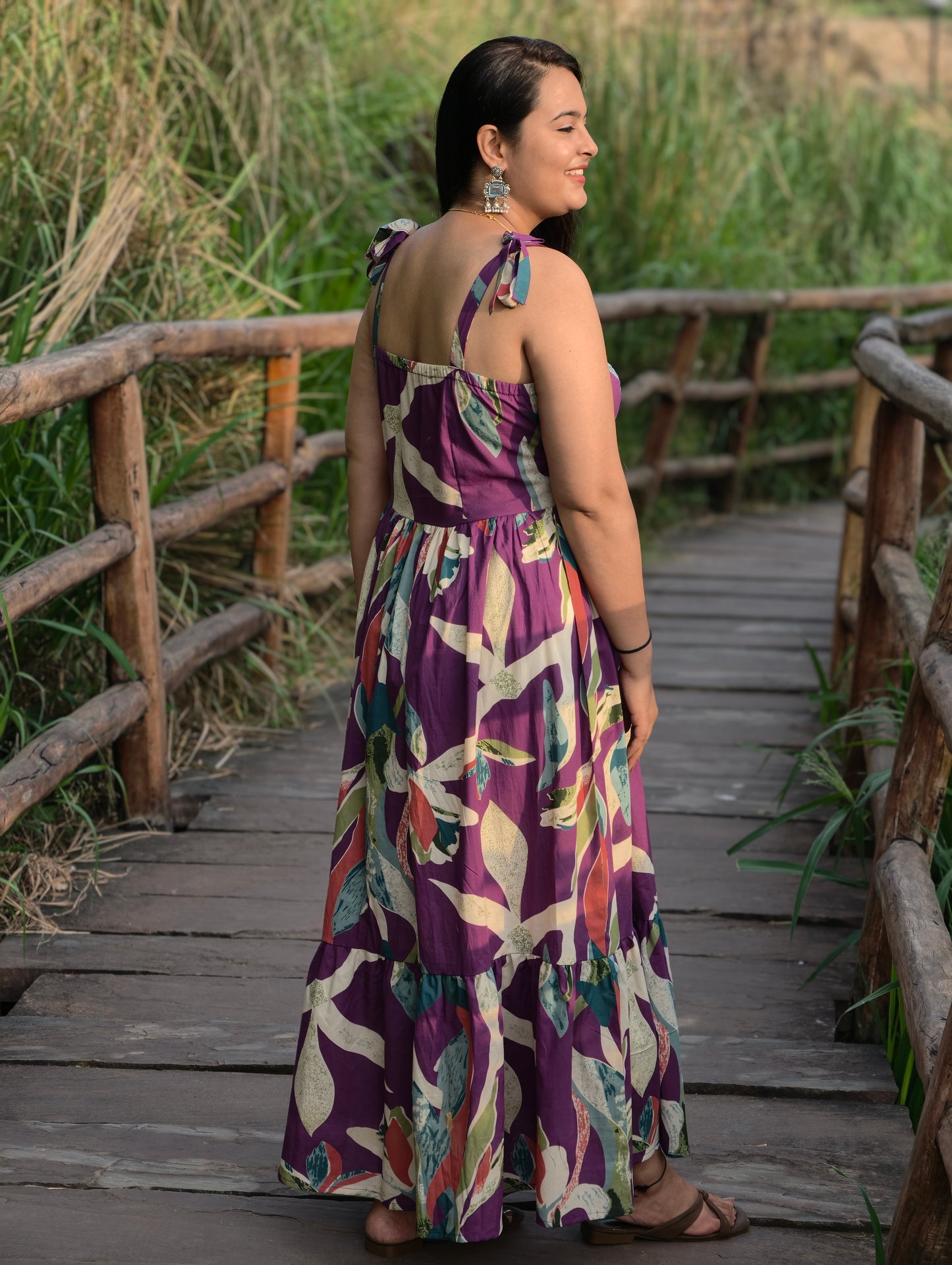 Zariya Cotton Maxi Dress