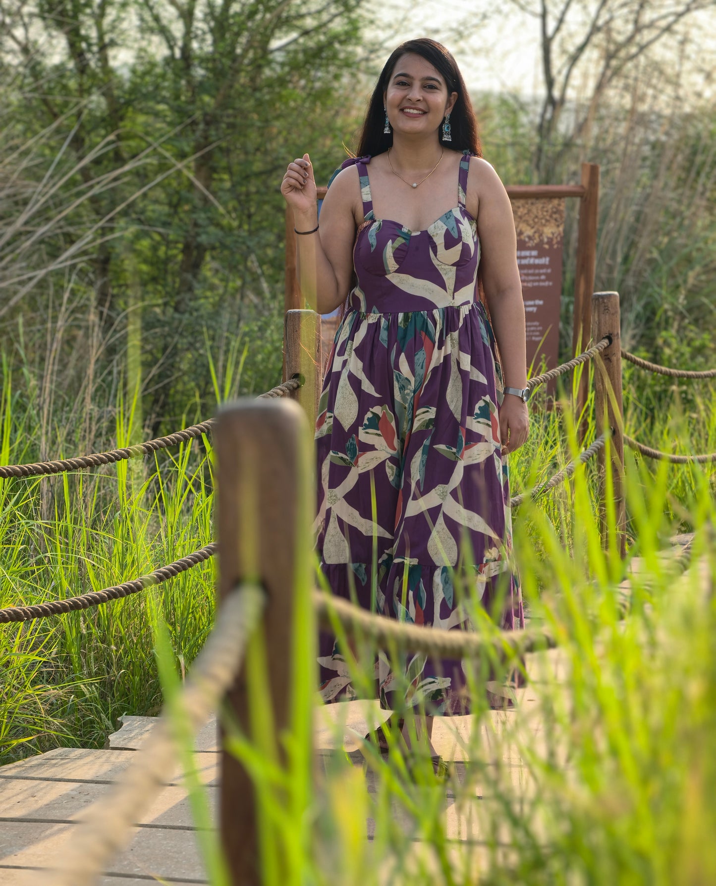 Zariya Cotton Maxi Dress