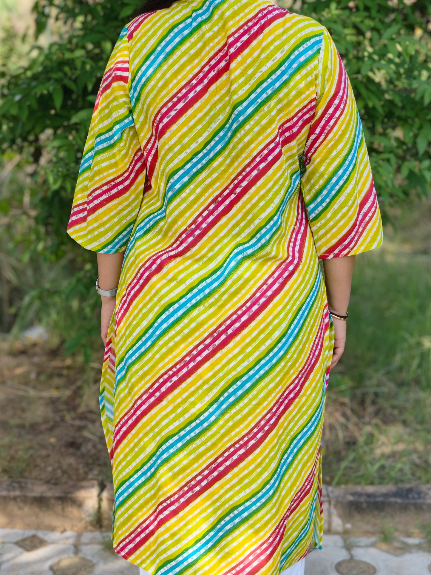Rangrez Cotton Straight Kurta